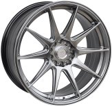 Alu kola Racing Line XF266, 19x8.5 10x114 ET30, titanová metalíza