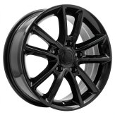 Alu kola Racing Line Y0062, 17x6.5 5x127 ET40, černá lesklá