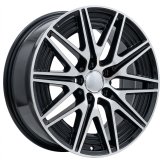Alu kola Racing Line Y0102, 19x7.5 5x112 ET40, černá + leštění (zátěžová)