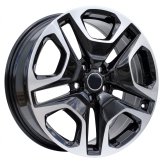 Alu kola Racing Line Y0113, 19x7.5 5x114.3 ET40, černá + leštění