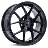 Alu kola Racing Line Y0134, 15x6.5 5x100 ET40, černá lesklá