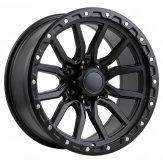 Alu kola Racing Line Y0156, 18x10 6x139.7 ET-18, černá matná (zátěžová)