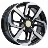 Alu kola Racing Line Y1126, 14x5 4x100 ET41, černá + leštění