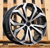 Alu kola Racing Line Y1133, 18x7 5x114.3 ET35, černá + leštění