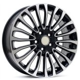 Alu kola Racing Line Y1158, 17x7 5x108 ET50, černá + leštění