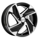 Alu kola Racing Line Y1169, 15x6 4x100 ET48, černá + leštění