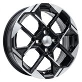 Alu kola Racing Line Y1184, 14x5.5 4x100 ET40, černá + leštění