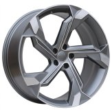 Alu kola Racing Line Y1201, 18x8 5x112 ET40, šedivá + leštění