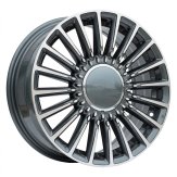 Alu kola Racing Line Y1210, 16x6.5 4x98 ET35, šedivá + leštění