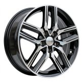 Alu kola Racing Line Y1227, 17x6.5 5x114.3 ET50, černá + leštění
