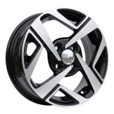 Alu kola Racing Line Y1245, 14x5 4x100 ET41, černá + leštění