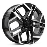 Alu kola Racing Line Y1258, 18x7.5 5x112 ET51, černá + leštění