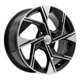 Alu kola Racing Line Y1265, 16x6.5 4x100 ET45, černá + leštění