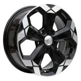 Alu kola Racing Line Y1274, 16x6.5 5x114.3 ET45, černá + leštění