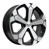 Alu kola Racing Line Y1274, 18x6.5 5x114.3 ET32, černá matná + leštění