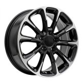 Alu kola Racing Line Y1281, 17x7 5x110 ET40, černá + leštění