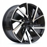 Alu kola Racing Line YF0445, 18x8 5x112 ET45, černá + leštění
