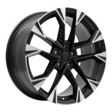 Alu kola Racing Line YF1150, 19x8 5x112 ET40, černá matná + leštění