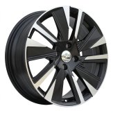 Alu kola Racing Line YF1152, 18x7 4x108 ET35, černá matná + leštění