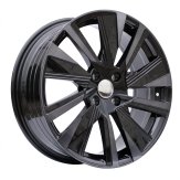 Alu kola Racing Line YF1152, 18x7 4x108 ET35, černá + tmavé leštění