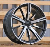 Alu kola Racing Line YF1156, 19x8.5 5x112 ET40, černá + leštění