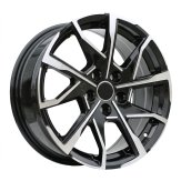 Alu kola Racing Line YF1159, 17x7 5x114.3 ET38, černá + leštění