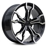 Alu kola Racing Line YF5596, 21x8.5 5x112 ET30, černá + leštění (zátěžová)