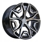 Alu kola Racing Line YF5670, 20x8.5 5x112 ET28, černá + leštění (zátěžová)