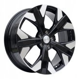 Alu kola Racing Line YF5699, 19x7.5 5x114.3 ET51, černá + leštění