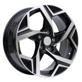 Alu kola Racing Line YF5700, 17x7 5x114.3 ET43.5, černá + leštění