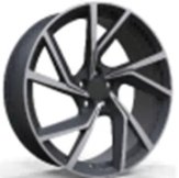 Alu kola Racing Line YF5709, 20x8.5 5x108 ET40, černá + leštění (zátěžová)