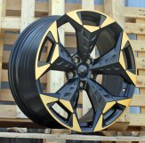 Alu kola Racing Line YF5717, 18x8 5x112 ET38, černá matná + měděná barva leštění