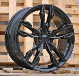 Alu kola Racing Line YF5718, 20x9.5 5x112 ET43, černá lesklá (zátěžová)
