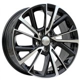 Alu kola Racing Line YF5758, 18x7 5x114.3 ET35, černá + leštění