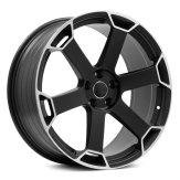 Alu kola Racing Line YF6149, 21x9 5x112 ET30, černá matná + leštěný límec (zátěžová)