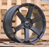 Alu kola Racing Line YF6149, 22x10 5x112 ET25, černá matná (zátěžová)
