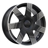 Alu kola Racing Line YF7074, 16x6.5 4x98 ET35, černá matná + leštění