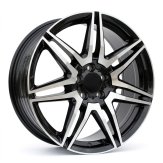 Alu kola Racing Line YF7075, 19x8 5x112 ET52, černá + leštění (zátěžová)