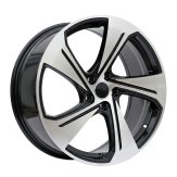 Alu kola Racing Line YS1270, 18x8 5x112 ET46, černá + leštění