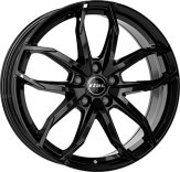 Alu kola RIAL LUCCA, 18x8 5x114.3 ET45, černá lesklá