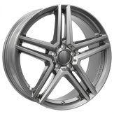Alu kola RIAL M10, 19x8.5 5x112 ET35, šedivá lesklá