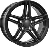 Alu kola RIAL M10 X, 17x7.5 5x112 ET51, černá matná (zátěžová)