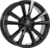 Alu kola RIAL M12, 18x8 5x112 ET38, černá lesklá