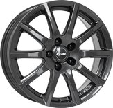 Alu kola RIAL MILANO, 17x7 4x108 ET35, titanová