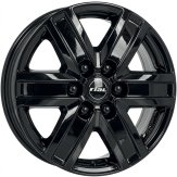 Alu kola RIAL TRANSPORTER 6, 16x6.5 6x120 ET50, černá lesklá (zátěžová)