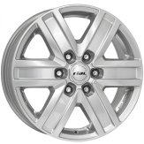 Alu kola RIAL TRANSPORTER 6, 17x7 6x120 ET50, stříbrná (zátěžová)