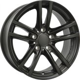 Alu kola RIAL X10, 17x7.5 5x120 ET32, černá matná