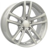 Alu kola RIAL X10, 19x8 5x112 ET57, stříbrná