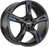Alu kola RONAL R62 BLUE, 18x7.5 5x114.3 ET40, černá lesklá