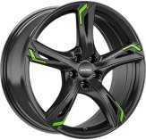 Alu kola RONAL R62 GREEN, 19x8 5x114.3 ET40, černá lesklá